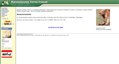 Desktop Screenshot of maferrets.org